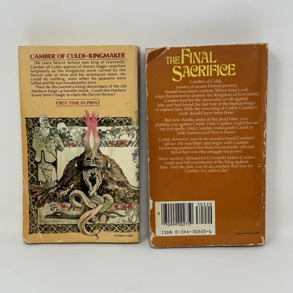 The Legends of Camber of Culdi Trilogy by Katherine Kurtz Vol 1-2 Paperback Set - Picture 2 of 7